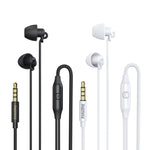 Tai nghe nhạc stereo ngủ nhét tai REMAX RM-208 có điều khiển dây + MIC, hỗ trợ rảnh tay