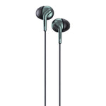 Tai nghe nhạc stereo kim loại nhét tai REMAX RM-595 đầu cắm 3.5mm mạ vàng, tác động kép, có điều khiển dây + MIC, hỗ trợ rảnh tay