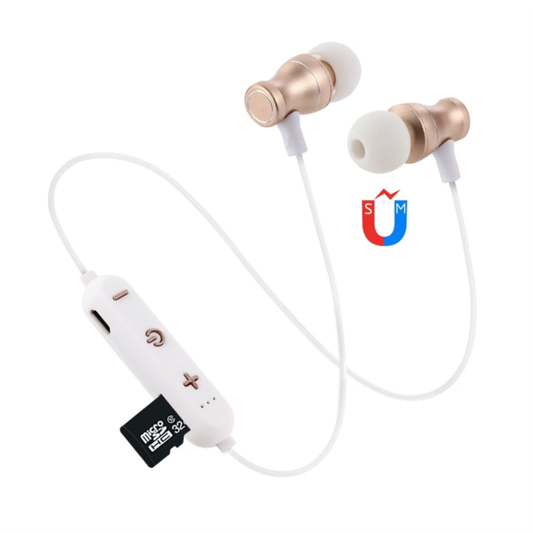 Tai nghe Bluetooth F11 4.2 thiết kế đeo cổ, hỗ trợ phát nhạc, chuyển bài, điều chỉnh âm lượng và trả lời cuộc gọi