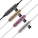 Tai nghe Bluetooth F3 4.2 thiết kế đeo cổ, hỗ trợ phát nhạc, chuyển bài, điều chỉnh âm lượng và trả lời cuộc gọi