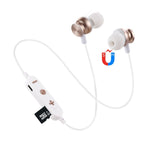 Tai nghe Bluetooth F17 4.2 thiết kế đeo cổ, hỗ trợ phát nhạc, chuyển bài, điều chỉnh âm lượng và trả lời cuộc gọi