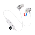 Tai nghe Bluetooth F17 4.2 thiết kế đeo cổ, hỗ trợ phát nhạc, chuyển bài, điều chỉnh âm lượng và trả lời cuộc gọi