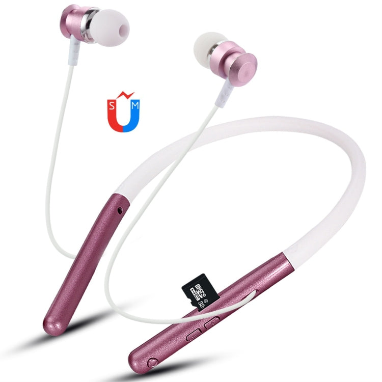Tai nghe Bluetooth F108 4.2 thiết kế đeo cổ, hỗ trợ phát nhạc, chuyển bài, điều chỉnh âm lượng và trả lời cuộc gọi