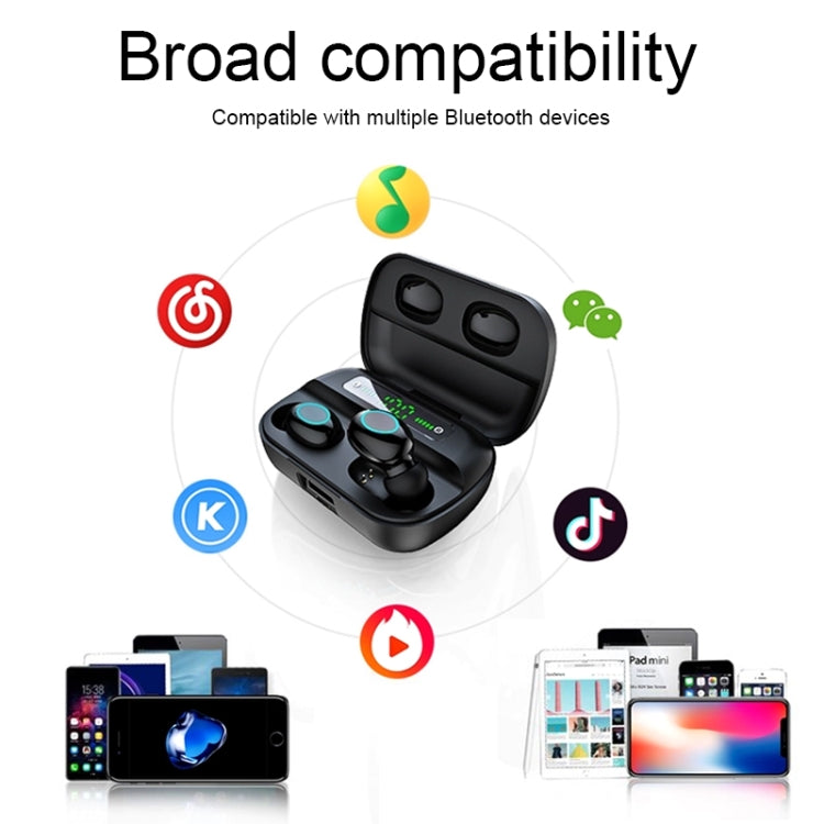 Tai nghe Bluetooth cảm ứng TWS S11 với hộp sạc nam châm, hỗ trợ hiển thị pin LED ba màn hình