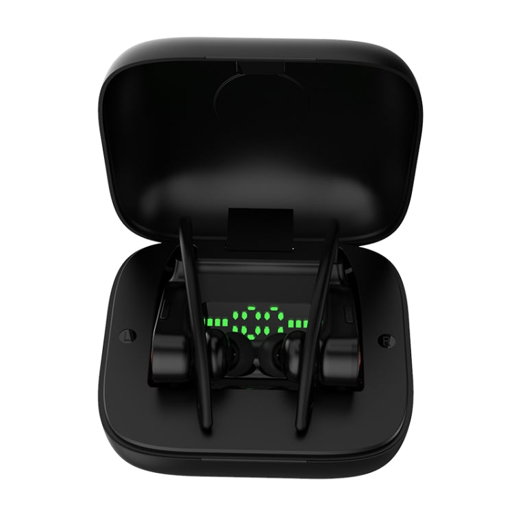 Tai nghe thể thao Bluetooth gắn tai không dây Q83 với hộp sạc, hỗ trợ hiển thị pin LED ba màn hình & pin dự phòng, Q83
