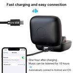 Tai nghe thể thao Bluetooth gắn tai không dây Q83 với hộp sạc, hỗ trợ hiển thị pin LED ba màn hình & pin dự phòng, Q83