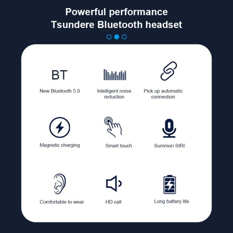 Tai nghe thể thao Bluetooth gắn tai không dây Q83 với hộp sạc, hỗ trợ hiển thị pin LED ba màn hình & pin dự phòng, Q83