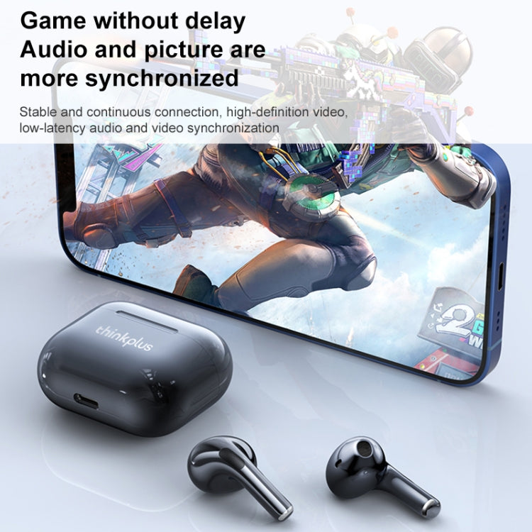 Tai nghe Bluetooth Lenovo LivePods LP40 TWS chống nước IPX4 kèm hộp sạc, hỗ trợ cảm ứng & cuộc gọi HD & Siri & chuyển đổi chính-phụ, LivePods LP40