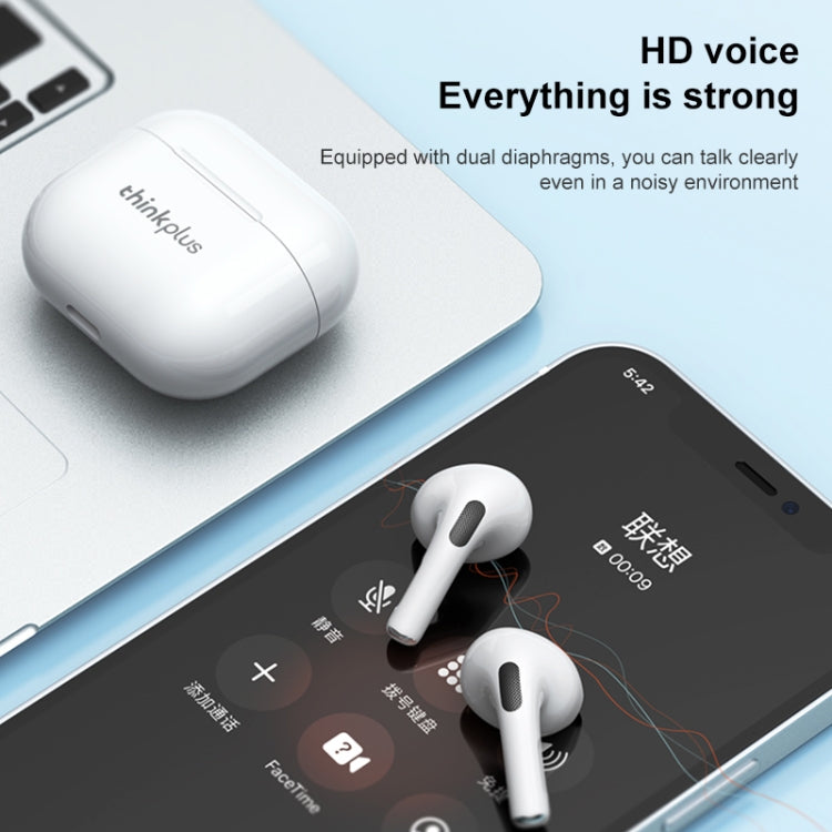 Tai nghe Bluetooth Lenovo LivePods LP40 TWS chống nước IPX4 kèm hộp sạc, hỗ trợ cảm ứng & cuộc gọi HD & Siri & chuyển đổi chính-phụ, LivePods LP40