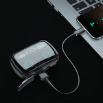 Tai nghe Bluetooth không dây M10 Bluetooth 5.1 TWS màn hình kỹ thuật số kèm hộp sạc, hỗ trợ cảm ứng & Siri & hiển thị pin, M10 Đen, M10 Xanh lá