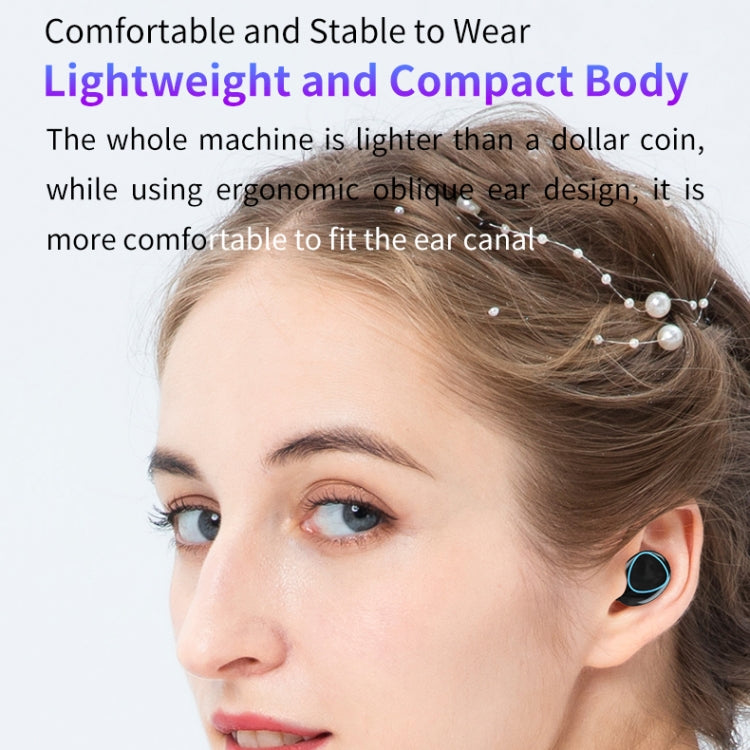 Tai nghe Bluetooth không dây M10 Bluetooth 5.1 TWS màn hình kỹ thuật số kèm hộp sạc, hỗ trợ cảm ứng & Siri & hiển thị pin, M10 Đen, M10 Xanh lá