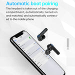 Tai nghe Bluetooth không dây M19 Bluetooth 5.1 TWS màn hình kỹ thuật số kèm hộp sạc, hỗ trợ cảm ứng & Siri & hiển thị pin