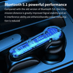 Tai nghe Bluetooth không dây M19 Bluetooth 5.1 TWS màn hình kỹ thuật số kèm hộp sạc, hỗ trợ cảm ứng & Siri & hiển thị pin