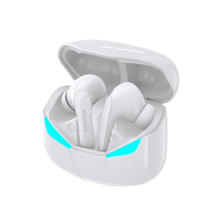 Tai nghe thể thao không dây awei T35 Bluetooth V5.0 TWS chế độ đôi chơi game chống nước IPX5 kèm hộp sạc