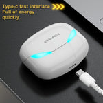 Tai nghe thể thao không dây awei T35 Bluetooth V5.0 TWS chế độ đôi chơi game chống nước IPX5 kèm hộp sạc