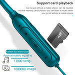 Tai nghe Bluetooth đeo cổ thể thao kinh doanh M61 Bluetooth 5.1 nam châm kim loại stereo