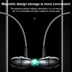 Tai nghe Bluetooth đeo cổ thể thao kinh doanh M61 Bluetooth 5.1 nam châm kim loại stereo