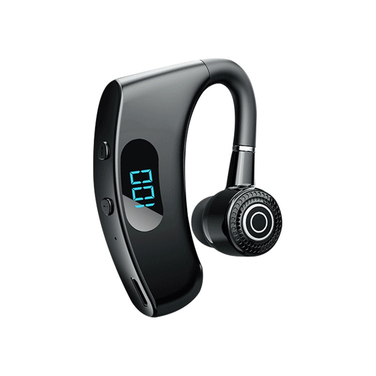 Tai nghe Bluetooth không dây kiểu treo tai doanh nhân V12 Bluetooth 5.2 với màn hình LED kỹ thuật số thông minh và hộp sạc
