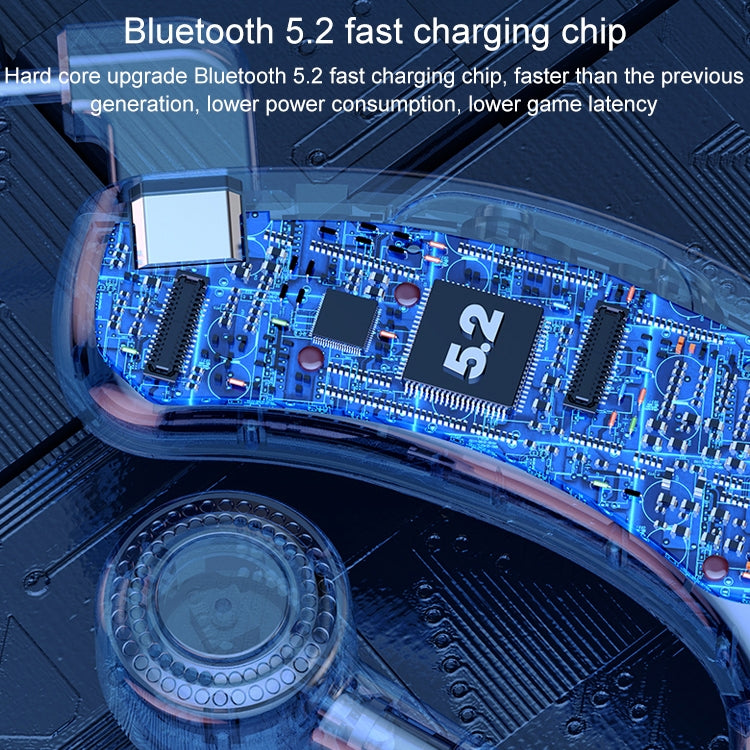 Tai nghe Bluetooth không dây kiểu treo tai doanh nhân V12 Bluetooth 5.2 với màn hình LED kỹ thuật số thông minh và hộp sạc