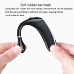 Tai nghe Bluetooth không dây thể thao doanh nhân kiểu treo tai DS800 Bluetooth 5.0 đa năng có hộp sạc, Phiên bản hộp sạc (Đen), Phiên bản hộp sạc (Đỏ)
