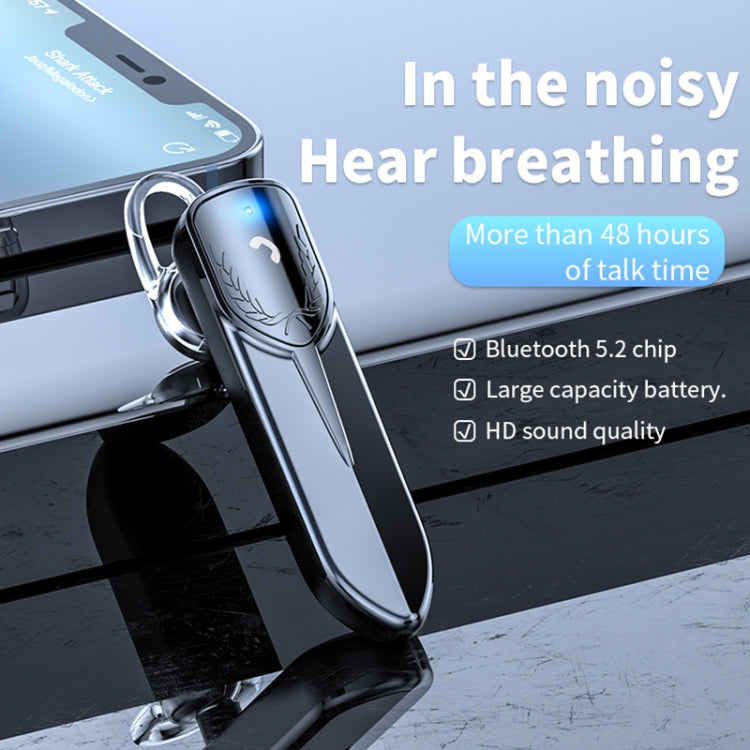 Tai nghe Bluetooth đeo tai doanh nhân M81 giảm tiếng ồn CVC một bên, hỗ trợ Siri & One for Two
