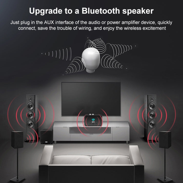 Tai nghe phát thu Bluetooth 5.0 T36 NFC cho âm thanh xe hơi