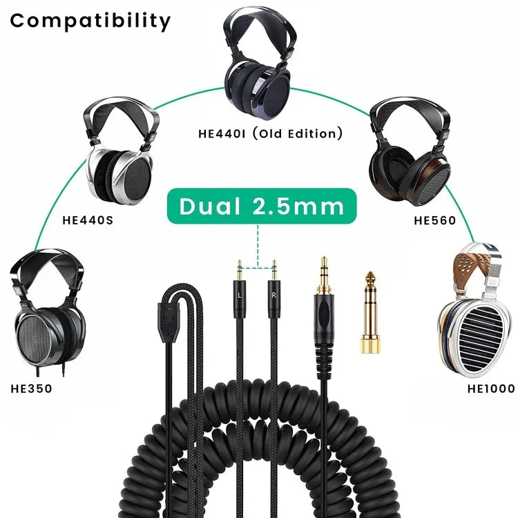 Cáp âm thanh tai nghe ZS0228 cho HIFIMAN HE400i HE560 1000