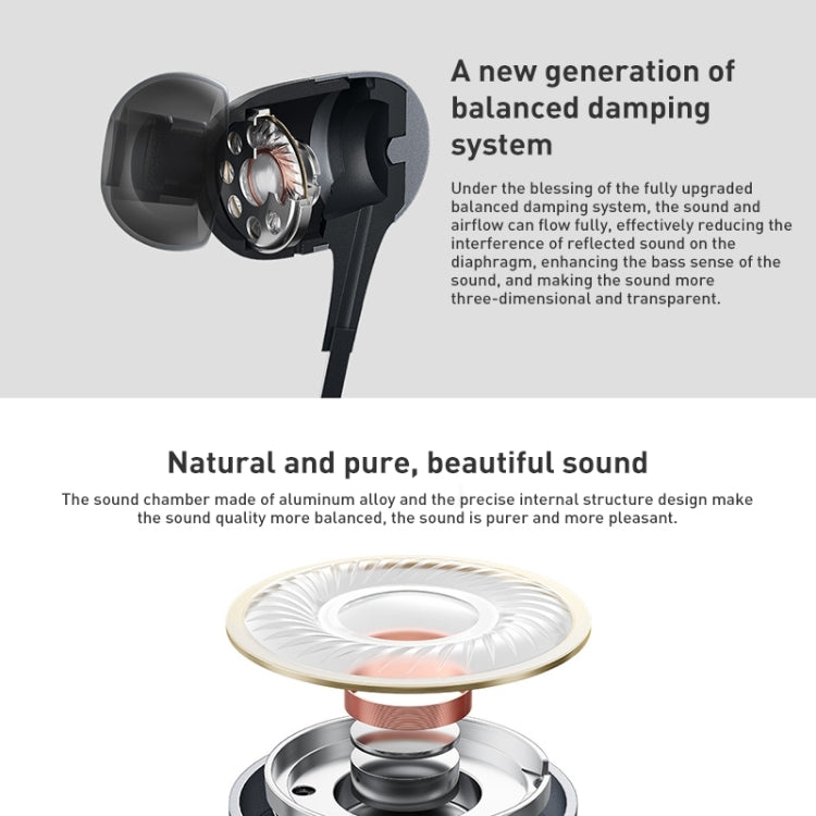 Tai nghe có dây điều khiển bằng nhôm Xiaomi chính hãng cổng 3.5mm, chiều dài: 1.25m, DDQ01WM