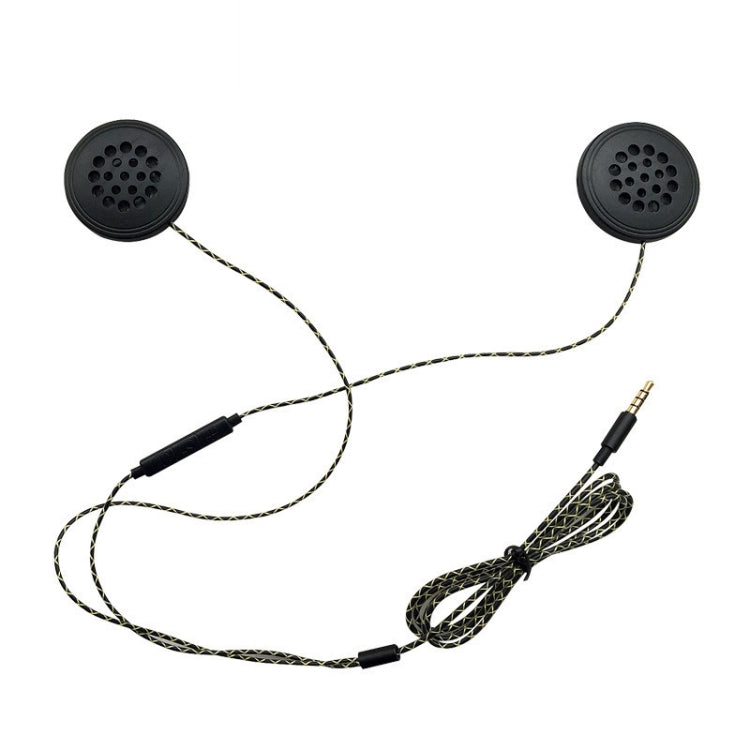 Tai nghe có dây cổng 3.5mm cho mũ bảo hiểm xe máy nghe nhạc gọi điện T33, chiều dài: 1.2m