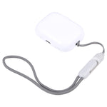 Dây đeo chống mất cho ốp điện thoại tai nghe Bluetooth không dây Apple AirPods Pro 2, màu xám giả cao cấp