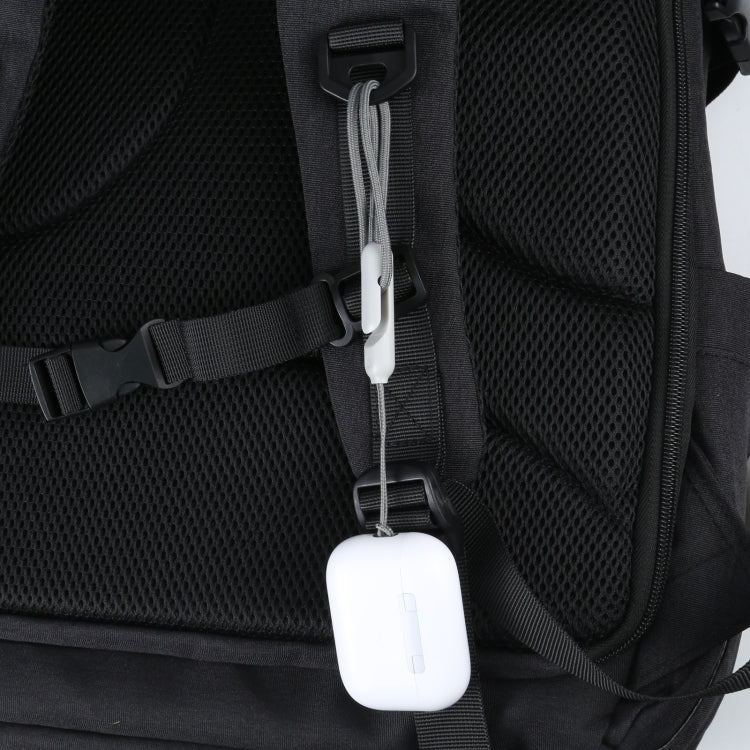 Dây đeo chống mất cho ốp điện thoại tai nghe Bluetooth không dây Apple AirPods Pro 2, màu xám giả cao cấp