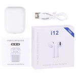 Tai nghe Bluetooth i12 TWS kèm hộp sạc, i12
