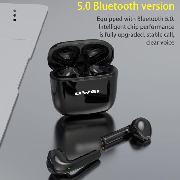 Tai nghe thể thao Bluetooth TWS V5.0 awei T26 Pro có hộp sạc, T26 Pro