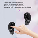 Tai nghe Bluetooth không dây chống nước IPX DT-4 Bluetooth 5.0 với hộp sạc nam châm 350mAh, hỗ trợ gọi điện, DT-4