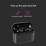 Tai nghe Bluetooth không dây chống nước IPX DT-4 Bluetooth 5.0 với hộp sạc nam châm 350mAh, hỗ trợ gọi điện, DT-4