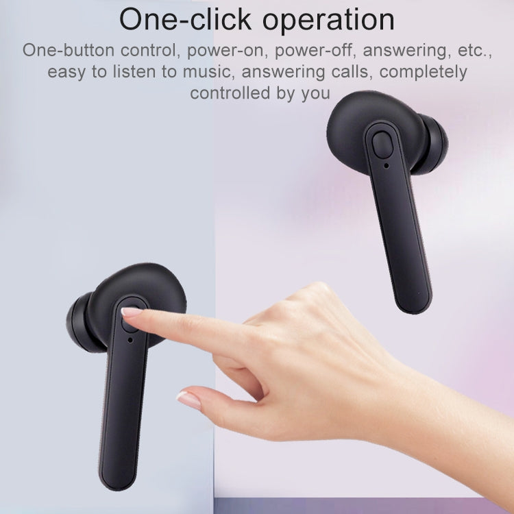 Tai nghe Bluetooth không dây chống nước IPX DT-5 Bluetooth 5.0 với hộp sạc nam châm, hỗ trợ gọi & chức năng sạc dự phòng, DT-5