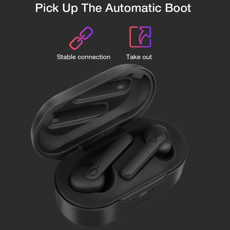 Tai nghe Bluetooth không dây chống nước IPX DT-5 Bluetooth 5.0 với hộp sạc nam châm, hỗ trợ gọi & chức năng sạc dự phòng, DT-5