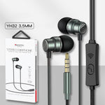 Tai nghe có dây Yesido YH32 3.5mm trong tai, Dài: 1.2m, YH32