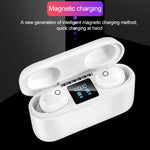 Tai nghe Bluetooth không dây hai bên Dt-18 với hộp sạc 2000mAh & cảm ứng & sạc hút nam châm thông minh