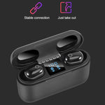 Tai nghe Bluetooth không dây hai bên Dt-18 với hộp sạc 2000mAh & cảm ứng & sạc hút nam châm thông minh
