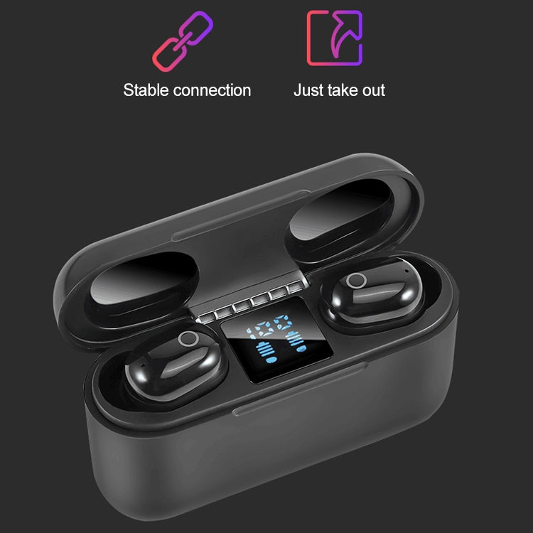 Tai nghe Bluetooth không dây hai bên Dt-18 với hộp sạc 2000mAh & cảm ứng & sạc hút nam châm thông minh