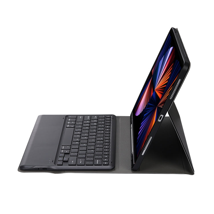 Bàn phím Bluetooth A12B 3.0 siêu mỏng có thể tháo rời, bao da máy tính bảng cho iPad Air 13 2024 / 2025 / Pro 12.9 inch 2022 / 2021 / 2020 / 2018, có khe cắm bút & giá đỡ