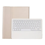 Bàn phím Bluetooth A12B 3.0 siêu mỏng có thể tháo rời, bao da máy tính bảng cho iPad Air 13 2024 / 2025 / Pro 12.9 inch 2022 / 2021 / 2020 / 2018, có khe cắm bút & giá đỡ
