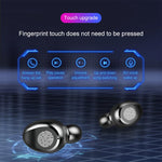 Tai nghe Bluetooth không dây điều khiển cảm ứng hai bên F9 TWS V5.0 với hộp sạc và màn hình kỹ thuật số, F9
