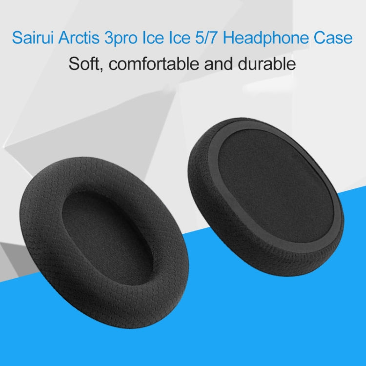 1 cặp vỏ bảo vệ mút da cho tai nghe Steelseries Arctis 3 Pro / Ice 5 / Ice 7 (Màu trắng), IP6D2519A, IP6D2519B, IP6D2519C, IP6D2519D, IP6D2519E, IP6D2519F