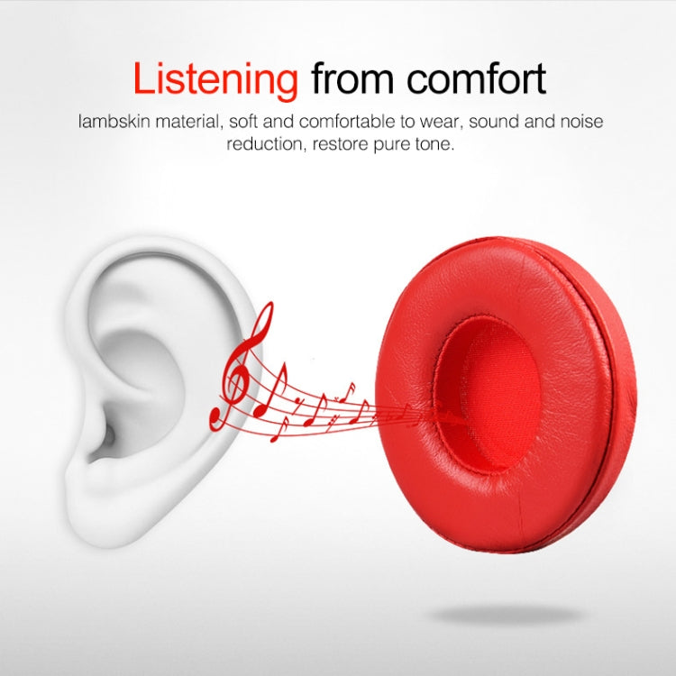 1 cặp vỏ bảo vệ da cho tai nghe Beats Solo2.0 / Solo3.0, Phiên bản có dây