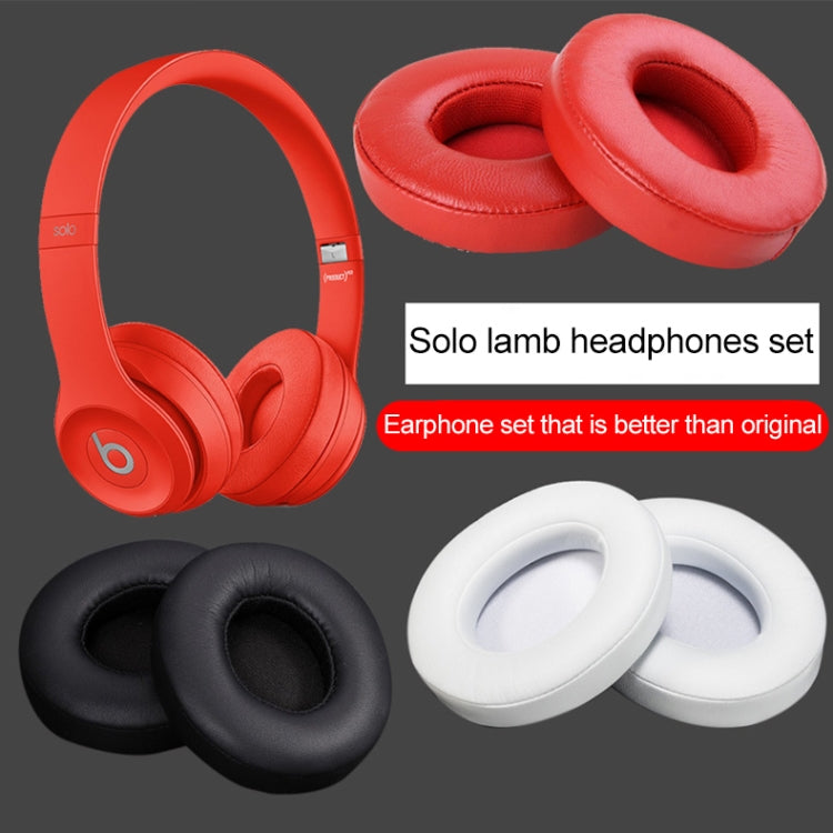 1 cặp vỏ bảo vệ da cho tai nghe Beats Solo2.0 / Solo3.0, Phiên bản có dây