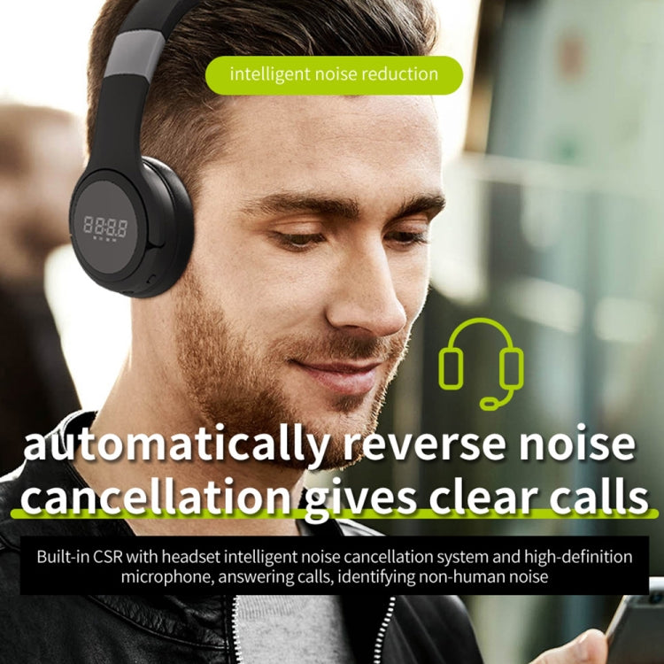 Tai nghe Bluetooth stereo gập ZEALOT B28 có màn hình