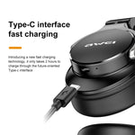 Tai nghe không dây Bluetooth chống ồn ANC gập awei A710BL, A710BL