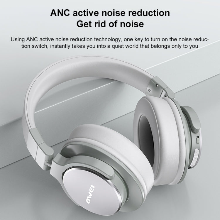 Tai nghe không dây Bluetooth chống ồn ANC gập awei A710BL, A710BL